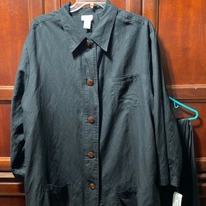 Deans & White Women's Black shirt and pants set NWT size 3X